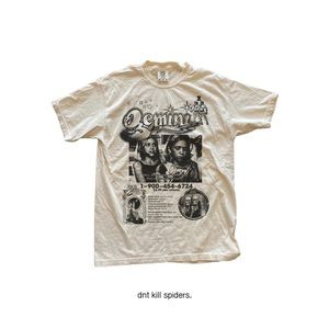 Psychic Friends Gemini on Ivory T Shirt